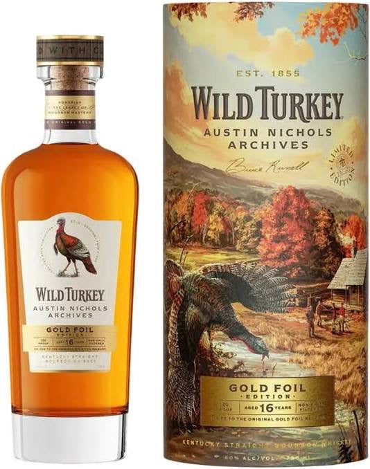 Wild Turkey 16Yr Gold Foil Edition Kentucky Straight Bourbon Whiskey pre arrival ETA 08/15/26